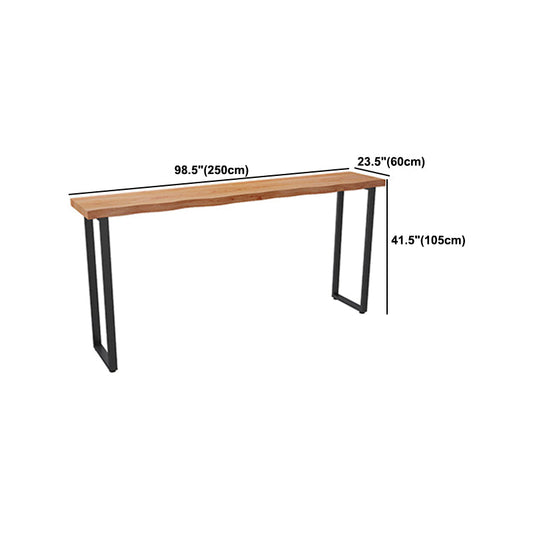 1/2/3 pezzi Modern Rettangolo Pub Set da tavolo in legno massiccio set