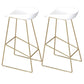 1/2/3 Pieces Modern Rectangle Pub Table Set Solid Wood Counter Table with Backless Stools White 30"H Stools (Set of 2) Clearhalo 'Bar Furniture' 'furn' 'furn_home_bar_bar_sets' 'Furniture' 'Home Bars & Bar Sets' 'home_bar_bar_sets' 'Kitchen & Dining Furniture' 6032893