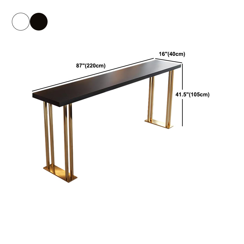 1/2/3 Pieces Modern Rectangle Pub Table Set Solid Wood Counter Table with Backless Stools Clearhalo 'Bar Furniture' 'furn' 'furn_home_bar_bar_sets' 'Furniture' 'Home Bars & Bar Sets' 'home_bar_bar_sets' 'Kitchen & Dining Furniture' 6032913