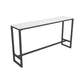 Modern 1/2/7 Pieces Bar Table Set Rectangle Stone Counter Table with Stools for Balcony Clearhalo 'Bar Furniture' 'furn' 'furn_home_bar_bar_sets' 'Furniture' 'Home Bars & Bar Sets' 'home_bar_bar_sets' 'Kitchen & Dining Furniture' 6032916