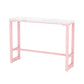 Modern 1/5 Pieces Bar Table Set Rectangle Stone Counter Table for Milk Tea Shop White 102"L x 16"W Clearhalo 'Bar Furniture' 'furn' 'furn_home_bar_bar_sets' 'Furniture' 'Home Bars & Bar Sets' 'home_bar_bar_sets' 'Kitchen & Dining Furniture' 6032940