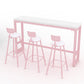Modern 1/5 Pieces Bar Table Set Rectangle Stone Counter Table for Milk Tea Shop Clearhalo 'Bar Furniture' 'furn' 'furn_home_bar_bar_sets' 'Furniture' 'Home Bars & Bar Sets' 'home_bar_bar_sets' 'Kitchen & Dining Furniture' 6032945