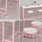 Modern 1/5 Pieces Bar Table Set Rectangle Stone Counter Table for Milk Tea Shop Clearhalo 'Bar Furniture' 'furn' 'furn_home_bar_bar_sets' 'Furniture' 'Home Bars & Bar Sets' 'home_bar_bar_sets' 'Kitchen & Dining Furniture' 6032946