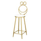 Glam 1/3/4/7 Pieces Bar Table Set Rectangle Stone Counter Table with High Stools Beige 30"H Stool (Single) Clearhalo 'Bar Furniture' 'furn' 'furn_home_bar_bar_sets' 'Furniture' 'Home Bars & Bar Sets' 'home_bar_bar_sets' 'Kitchen & Dining Furniture' 6032960
