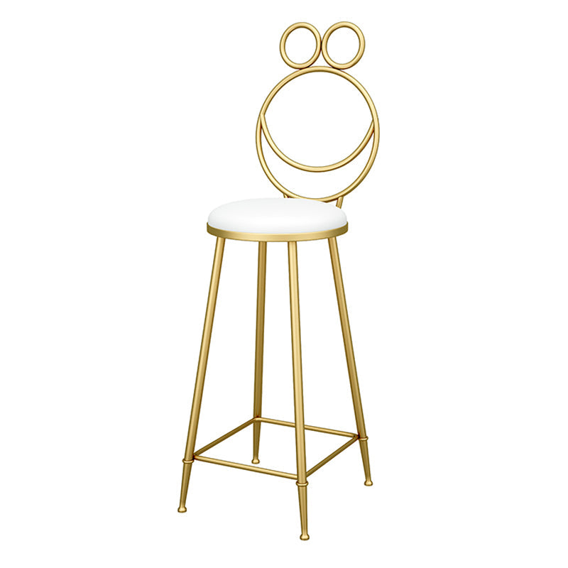Glam 1/3/4/7 Pieces Bar Table Set Rectangle Stone Counter Table with High Stools Beige 30"H Stool (Single) Clearhalo 'Bar Furniture' 'furn' 'furn_home_bar_bar_sets' 'Furniture' 'Home Bars & Bar Sets' 'home_bar_bar_sets' 'Kitchen & Dining Furniture' 6032960