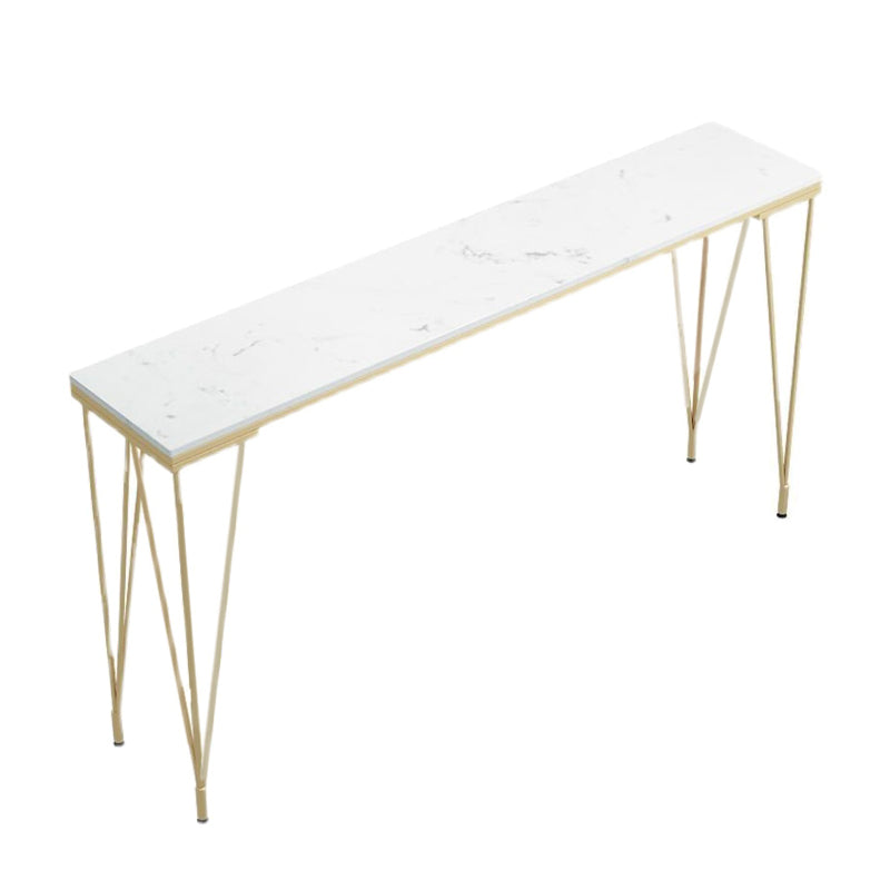 Glam 1/3/4/7 Pieces Bar Table Set Rectangle Stone Counter Table with High Stools Clearhalo 'Bar Furniture' 'furn' 'furn_home_bar_bar_sets' 'Furniture' 'Home Bars & Bar Sets' 'home_bar_bar_sets' 'Kitchen & Dining Furniture' 6032966