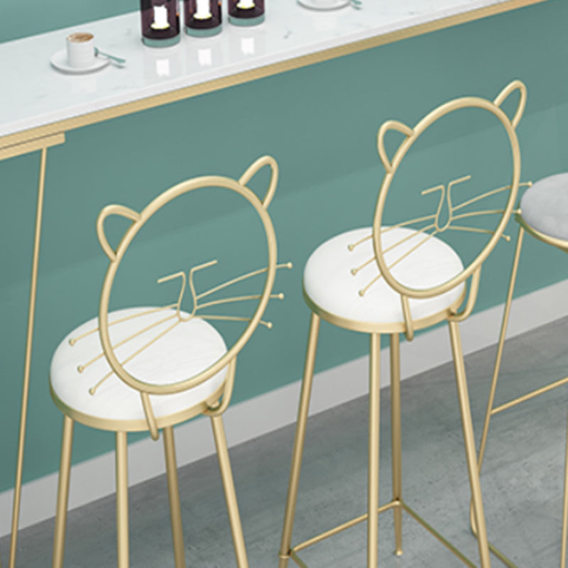 Glam 1/3/4/7 Pieces Bar Table Set Rectangle Stone Counter Table with High Stools Clearhalo 'Bar Furniture' 'furn' 'furn_home_bar_bar_sets' 'Furniture' 'Home Bars & Bar Sets' 'home_bar_bar_sets' 'Kitchen & Dining Furniture' 6032967