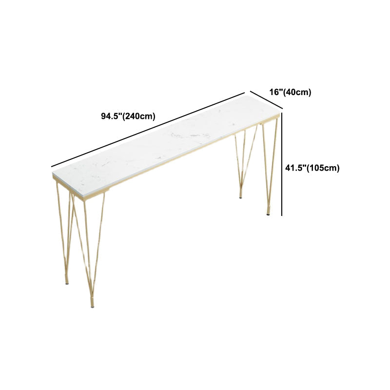 Glam 1/3/4/7 Pieces Bar Table Set Rectangle Stone Counter Table with High Stools Clearhalo 'Bar Furniture' 'furn' 'furn_home_bar_bar_sets' 'Furniture' 'Home Bars & Bar Sets' 'home_bar_bar_sets' 'Kitchen & Dining Furniture' 6032978