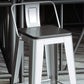1/3/4 Pieces Industrial Bar Stool and Table Set Silver Iron Bar Set Clearhalo 'Bar Furniture' 'furn' 'furn_home_bar_bar_sets' 'Furniture' 'Home Bars & Bar Sets' 'home_bar_bar_sets' 'Kitchen & Dining Furniture' 6032992