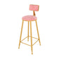 Glam Style Rectangle Bar Table 1/6 Pieces Solid Wood Counter Table Light-Pink 30"H Stool (Single) Clearhalo 'Bar Furniture' 'furn' 'furn_home_bar_bar_sets' 'Furniture' 'Home Bars & Bar Sets' 'home_bar_bar_sets' 'Kitchen & Dining Furniture' 6033045