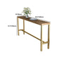 Glam Style Rectangle Bar Table 1/6 Pieces Solid Wood Counter Table Clearhalo 'Bar Furniture' 'furn' 'furn_home_bar_bar_sets' 'Furniture' 'Home Bars & Bar Sets' 'home_bar_bar_sets' 'Kitchen & Dining Furniture' 6033055