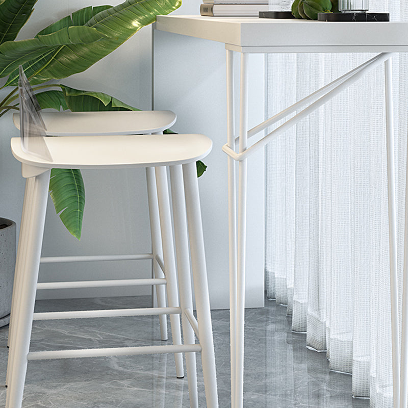 Modern 1/3 Pieces Bar Table Set Rectangle Wood Counter Table with High Stools for Balcony Clearhalo 'Bar Furniture' 'furn' 'furn_home_bar_bar_sets' 'Furniture' 'Home Bars & Bar Sets' 'home_bar_bar_sets' 'Kitchen & Dining Furniture' 6033083