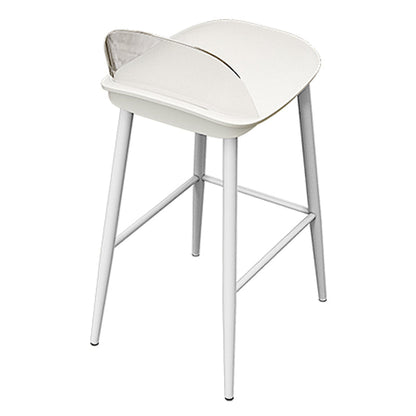 Modern 1/3 Pieces Bar Table Set Rectangle Wood Counter Table with High Stools for Balcony White 30"H Stool (Single) Clearhalo 'Bar Furniture' 'furn' 'furn_home_bar_bar_sets' 'Furniture' 'Home Bars & Bar Sets' 'home_bar_bar_sets' 'Kitchen & Dining Furniture' 6033085