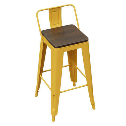 Yellow Iron Table Set 1/3/4 Pieces Industrial Bar Stool and Table Set