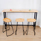 Solid Wood Bar Table Set Full Natural and Black 1/2/4 Pieces Pub Dining Set Clearhalo 'Bar Furniture' 'furn' 'furn_home_bar_bar_sets' 'Furniture' 'Home Bars & Bar Sets' 'home_bar_bar_sets' 'Kitchen & Dining Furniture' 6033137