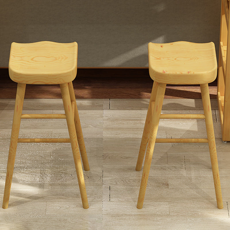 1/3 Pieces Pub Set Full Natural Modern Solid Wooden Bar table Set Clearhalo 'Bar Furniture' 'furn' 'furn_home_bar_bar_sets' 'Furniture' 'Home Bars & Bar Sets' 'home_bar_bar_sets' 'Kitchen & Dining Furniture' 6033178