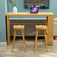 1/3 Pieces Pub Set Full Natural Modern Solid Wooden Bar table Set Clearhalo 'Bar Furniture' 'furn' 'furn_home_bar_bar_sets' 'Furniture' 'Home Bars & Bar Sets' 'home_bar_bar_sets' 'Kitchen & Dining Furniture' 6033179