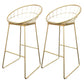 Mesa de bar rectangular Glam, mesa de mostrador de madera maciza de 1/2/3 piezas con taburetes tapizados