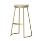 Mesa de bar rectangular Glam, mesa de mostrador de madera maciza de 1/2/3 piezas con taburetes tapizados