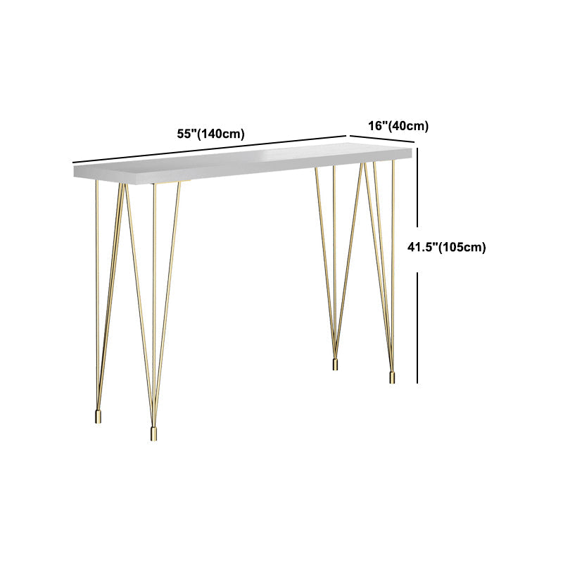Mesa de bar rectangular Glam, mesa de mostrador de madera maciza de 1/2/3 piezas con taburetes tapizados