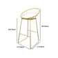 Mesa de bar rectangular Glam, mesa de mostrador de madera maciza de 1/2/3 piezas con taburetes tapizados