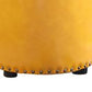 Round Contemporary Pouf Pure Color Nailhead Trim PU Leather Pouf Ottoman Clearhalo 'furn' 'furn_ottomans_poufs' 'Furniture' 'Living Room Furniture' 'Ottomans & Poufs' 'ottomans_poufs' 6033268