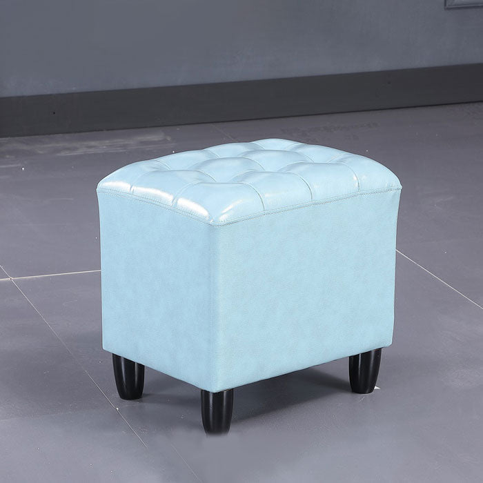 Fucile in pelle nera in pelle nera rettangolo colore puro standard interno