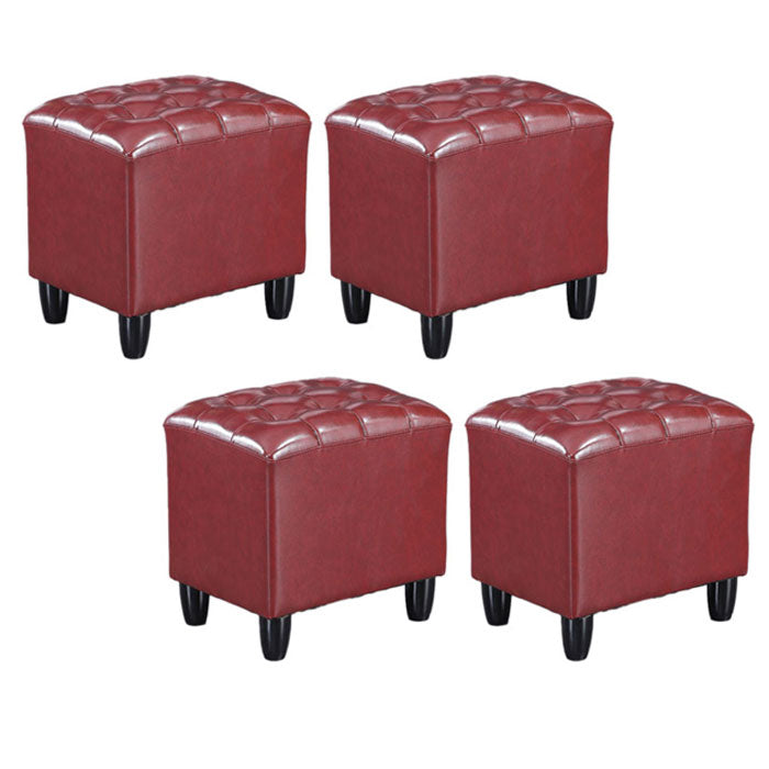 Fucile in pelle nera in pelle nera rettangolo colore puro standard interno