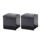 Modern Black Ottoman Leather Rectangle Ottoman for Living Room Black 2 Piece Set Clearhalo 'furn' 'furn_ottomans_poufs' 'Furniture' 'Living Room Furniture' 'Ottomans & Poufs' 'ottomans_poufs' 6033516