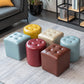 Tufted Ottoman Tear Resistant Faux Leather Contemporary Footstool Ottoman Clearhalo 'furn' 'furn_ottomans_poufs' 'Furniture' 'Living Room Furniture' 'Ottomans & Poufs' 'ottomans_poufs' 6033585