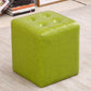 Tufted Ottoman Tear Resistant Faux Leather Contemporary Footstool Ottoman Green Square 1 Piece Clearhalo 'furn' 'furn_ottomans_poufs' 'Furniture' 'Living Room Furniture' 'Ottomans & Poufs' 'ottomans_poufs' 6033609