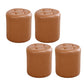 Tufted Ottoman Tear Resistant Faux Leather Contemporary Footstool Ottoman Gold Round 4 Piece Set Clearhalo 'furn' 'furn_ottomans_poufs' 'Furniture' 'Living Room Furniture' 'Ottomans & Poufs' 'ottomans_poufs' 6033644