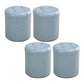 Tufted Ottoman Tear Resistant Faux Leather Contemporary Footstool Ottoman Blue Round 4 Piece Set Clearhalo 'furn' 'furn_ottomans_poufs' 'Furniture' 'Living Room Furniture' 'Ottomans & Poufs' 'ottomans_poufs' 6033647