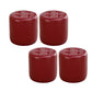 Tufted Ottoman Tear Resistant Faux Leather Contemporary Footstool Ottoman Red Round 4 Piece Set Clearhalo 'furn' 'furn_ottomans_poufs' 'Furniture' 'Living Room Furniture' 'Ottomans & Poufs' 'ottomans_poufs' 6033648