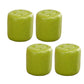 Tufted Ottoman Tear Resistant Faux Leather Contemporary Footstool Ottoman Green Round 4 Piece Set Clearhalo 'furn' 'furn_ottomans_poufs' 'Furniture' 'Living Room Furniture' 'Ottomans & Poufs' 'ottomans_poufs' 6033652