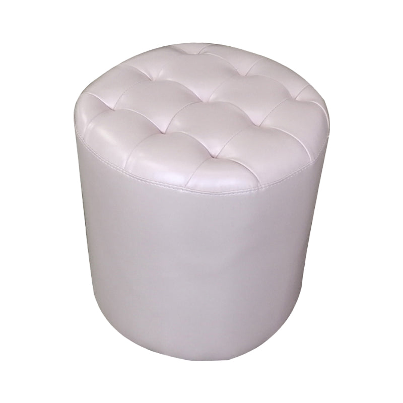Ottoman moderne à eau naturelle en cuir authentique Pouf Pouf Pouf