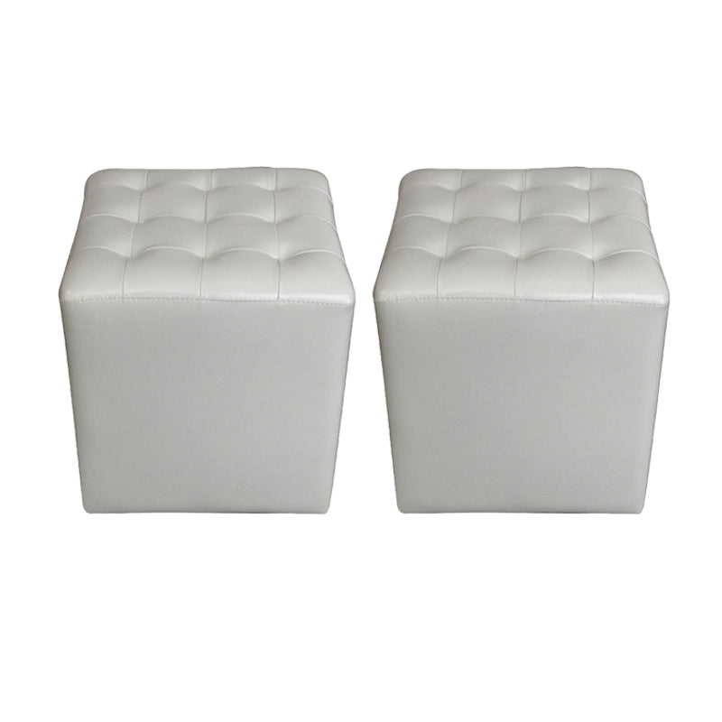 Ottoman moderne à eau naturelle en cuir authentique Pouf Pouf Pouf