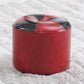 Vintage Indoor Leather Ottoman Patchwork Color Block Round Tufted Pouf Ottoman Clearhalo 'furn' 'furn_ottomans_poufs' 'Furniture' 'Living Room Furniture' 'Ottomans & Poufs' 'ottomans_poufs' 6033830