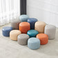 Modern Orange Pouf Water Resistant Round Pure Color Leather Pouf Clearhalo 'furn' 'furn_ottomans_poufs' 'Furniture' 'Living Room Furniture' 'Ottomans & Poufs' 'ottomans_poufs' 6033861