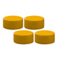 Modern Leather Ottoman Plain Water Resistant Stain Resistant Footstool Ottoman Yellow 4 Piece Set Clearhalo 'furn' 'furn_ottomans_poufs' 'Furniture' 'Living Room Furniture' 'Ottomans & Poufs' 'ottomans_poufs' 6033959