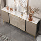 Sideboard Glam Sideboard con cassetto in pietra e sideboard a buffet in legno
