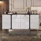 Sideboard Glam Sideboard con cassetto in pietra e sideboard a buffet in legno