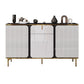 Sideboard Glam Sideboard con cassetto in pietra e sideboard a buffet in legno