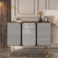 Sideboard Glam Sideboard con cassetto in pietra e sideboard a buffet in legno