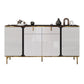 Sideboard Glam Sideboard con cassetto in pietra e sideboard a buffet in legno