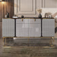 Sideboard Glam Sideboard con cassetto in pietra e sideboard a buffet in legno