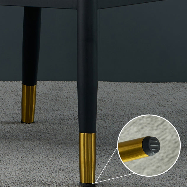 Metal Industrial Dining Chair with Arms Matte Finish Open Back Side Chair Clearhalo 'Dining Chairs' 'Dining Tables & Seating' 'dining_chair' 'furn' 'furn_dining_chair' 'Furniture' 'Kitchen & Dining Furniture' 6034324