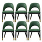 Metal Industrial Dining Chair with Arms Matte Finish Open Back Side Chair Green 6 Piece Set Clearhalo 'Dining Chairs' 'Dining Tables & Seating' 'dining_chair' 'furn' 'furn_dining_chair' 'Furniture' 'Kitchen & Dining Furniture' 6034329