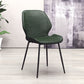 Glam Style Dining Chair PU Leather Dining Room Chair for Indoor Black Green 1 Piece Clearhalo 'Dining Chairs' 'Dining Tables & Seating' 'dining_chair' 'furn' 'furn_dining_chair' 'Furniture' 'Kitchen & Dining Furniture' 6034348