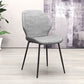 Glam Style Dining Chair PU Leather Dining Room Chair for Indoor Black White 1 Piece Clearhalo 'Dining Chairs' 'Dining Tables & Seating' 'dining_chair' 'furn' 'furn_dining_chair' 'Furniture' 'Kitchen & Dining Furniture' 6034363